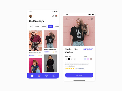 Clothes Store UI Design