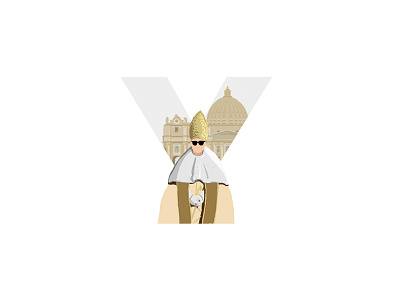 Y is for The Young Pope 36days 36daysoftype 36daysoftype-05 36daysy animation design illustration motion pope theyoungpope type vatican