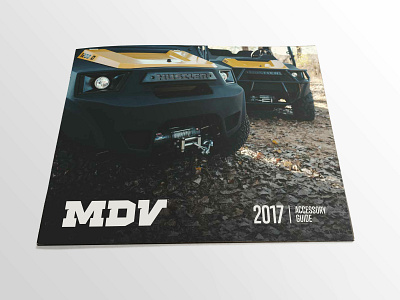 MDV Accessory Brochure - 1 of 3 branding brochure design design