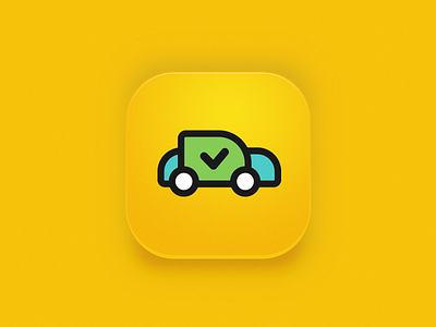 Application icon for Rent a Ride car rental service