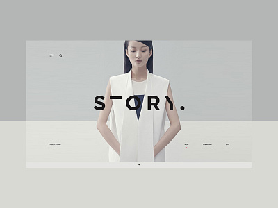 Story desktop e commerce exploded fashion grid minimal minimalism pure site ui ux web