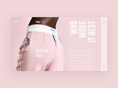 Who? design desktop exploded fashion interaction minimal pure site ui ux web