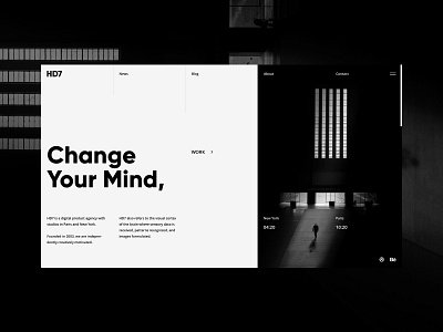 Gridwork clean design desktop digital grid interaction minimal site studio ui ux web