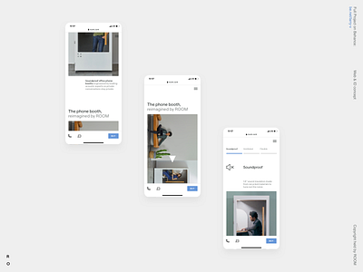 ROOM business clean corporate design ecommerce grid interaction interface layout minimal product promo site typography ui ux web