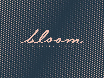The Bloom Marque brand brand identity branding branding design hand drawn logo marque typography visual identity