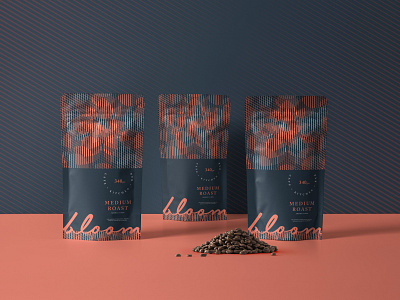 Bloom Coffee Packaging Concept bar brand brand identity branding branding design cafe concept design kitchen moire packaging restaurant visual identity