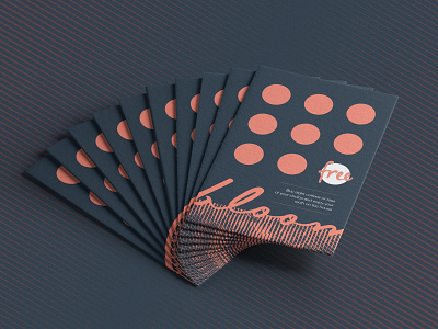 Bloom Coffee Loyalty Card brand brand identity branding branding design cafe concept design loyalty moire restaurant visual identity