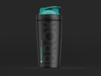 Unbroken Protein Shaker activewear brand brand identity branding branding design clothing brand concept gymwear product product design protein shaker sportswear unbroken visual identity