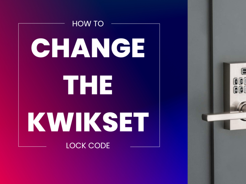 How to change the Kwikset lock code by Hamid Ali on Dribbble