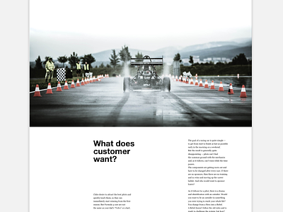 Formula Student business case freebbble landing page layout marketing racing resources sketch