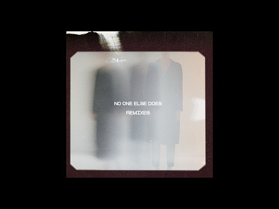 No One Else Does - Remixes Album Artwork album art album artwork album cover design design graphic design layout minimal typography
