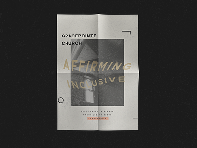 GracePointe Church Rebrand black and white branding design graphic design line line art logo design minimal monolinear photography photoshop sansserif typography