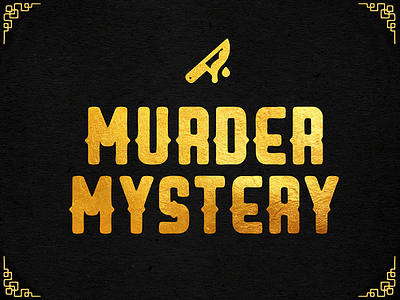 Murder mystery card game