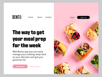 Daily UI Challenge 003 - Landing Page dailyui ui