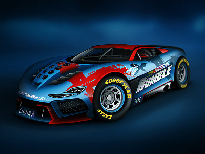 Nascar Rumble car cardesign cg nascar photoshop vehiculardesign