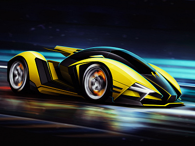 Du lemans project car cardesign cg photoshop vehiculardesign