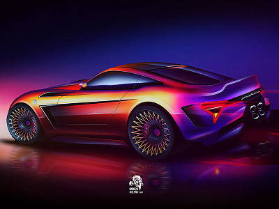 Pininfarina GT automotive car concept design sketch vehicle
