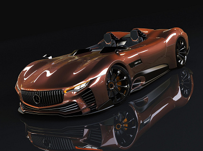 Mercedes Benz AMG Concept 3d 3dmodeling automotive car cardesign cg concept design vehicle vehiculardesign