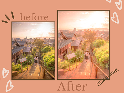 Transforming a simple photo into an anime with my Preset anime lightroom presets