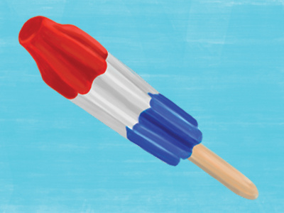 Bomb Pop adobe sketch bomb pop painting popsicle