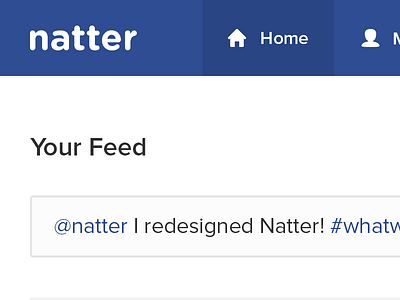 Natter Redesign