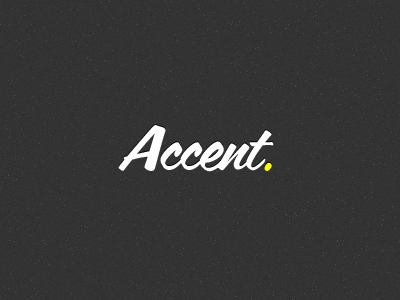 Logo accent logo