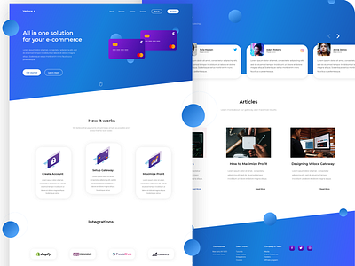 🛒 💳 Veloce - Payment Gateway Landing Page for e-commerce