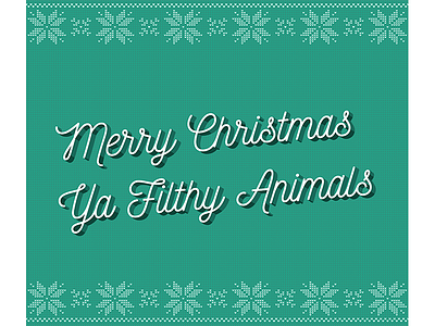 Filthy Animals christmas digital illustration graphic design home alone lettering vector