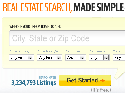 Real Estate (Search Block) interface design interfaces san diego web design web developer