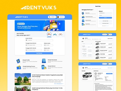 RentYuks - Vehicle Rent WebApp