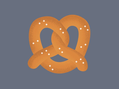 Pretzel design food pretzel soft pretzel texture vector