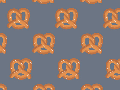 Pretzel Pattern design food graphic design illustrator pattern pattern design pretzel texture vector