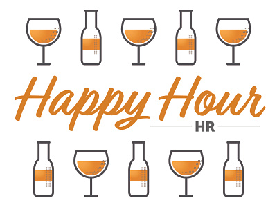 Happy Hour continental continental tire design drinks happy hour happy hour invite vector vector drinks vector illustration
