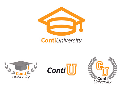 Conti University brand branding continental continental tire illustration internal logo logo logodesign university university logo vector