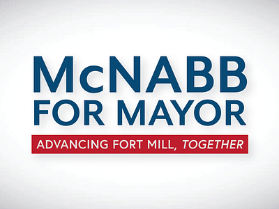 McNabb for Mayor branding design logo mayor political design politics type typography vector