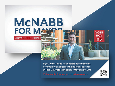 Mcnabb for Mayor Postcard