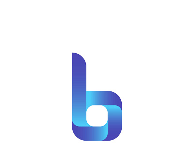 Letter b Gradient Logo