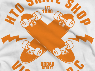 HTO "Skate Club" T-Shirt skateboard t shirt