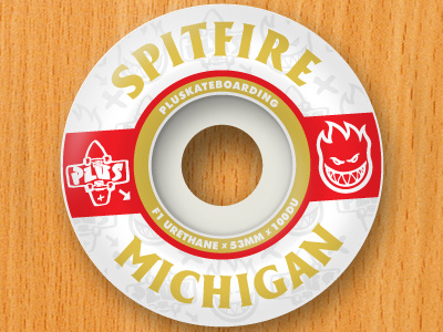 Spitfire Michigan michigan skateboard spitfire wheel
