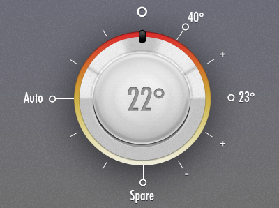 Touch temperature controller auto button celsius design hot numbers regulator spare temperature thermo touch