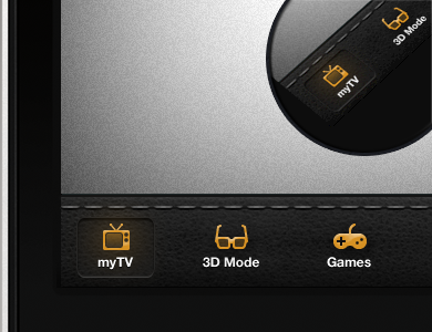 BlendTV blend center design fell fun icons menu seams style tv ux
