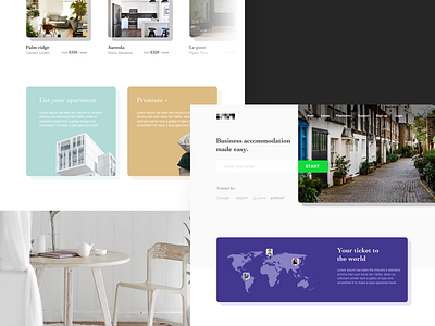 Enterprise Travel | Desktop airbnb design desktop enterprise hotel layout travel ui web web design