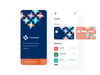Tango Banking App bank bank app banking design experiment finance fintech ui