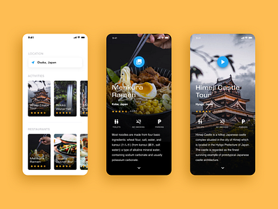 Travel App UI