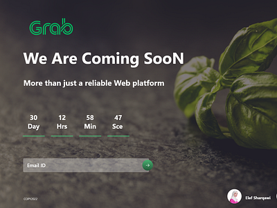 Coming soon for grab's web 3d app branding design illustration ui ux