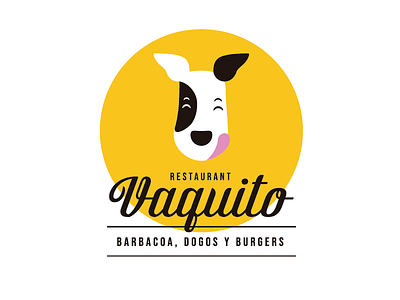 Vaquito Resturant illustration logo