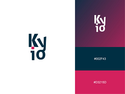 KYIO Logo apparel apparel logo blue branding clothing clothing apparel design flat logo graphic design i logo jersey jersey logo k logo logo logo design o logo sports sports logo vector y logo