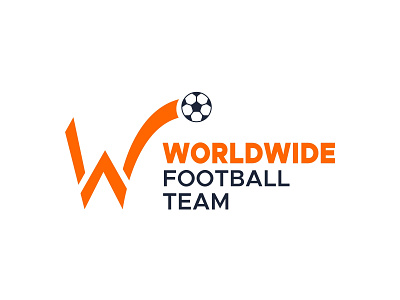 Worldwide Football Team earth football football logo football team football team logo global universal world wide worldwide