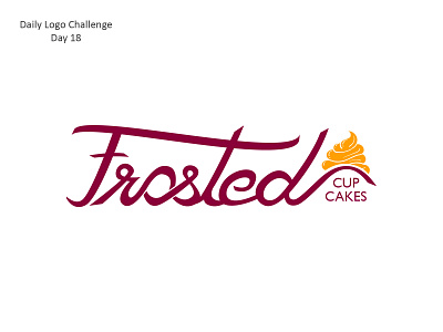 Frosted Cup Cakes cupcakes dailylogo dailylogochallenge frosted logo logodesign