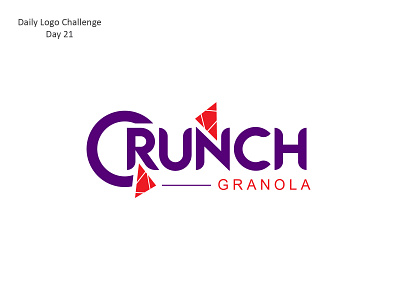 Crunch Granola crunch dailylogo dailylogochallenge granola logo logodesign